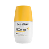 Beeesline Roll-On Deodorant - Sensitive Skin Safe, Fragrance-Free, 48H Natural Protection with Alum Crystal, 50ml