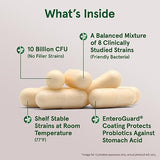 Jarrow Formulas Probiotics: 10 Billion CFU for Gut Health (120 Veggie Capsules)