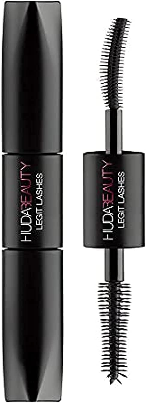 Huda Beauty Legit Lashes ماسكارا ٢ في ١ للحجم والطول أسود