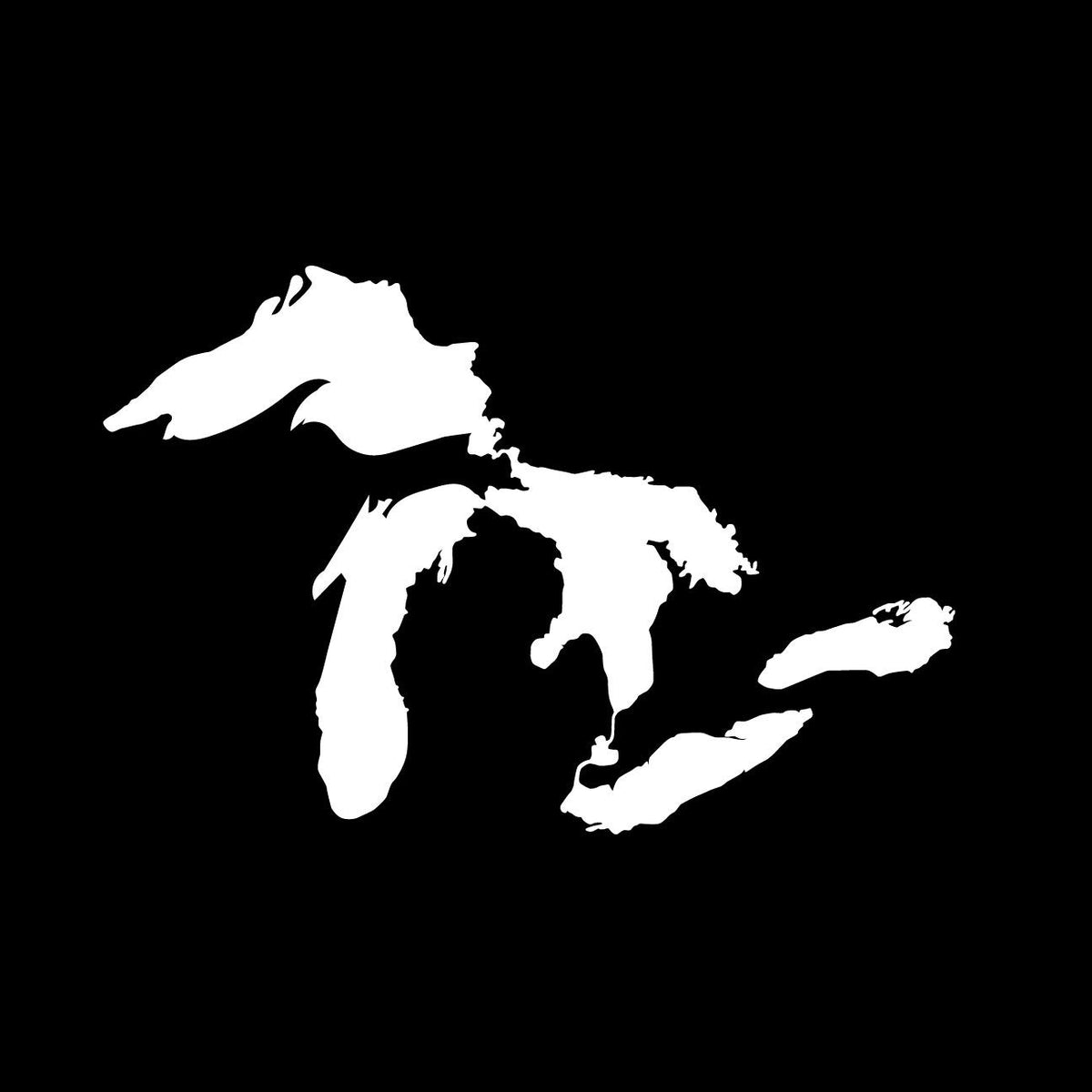 AGL Great Lakes of Michigan Premium Weatherproof Vinyl Car Decal
