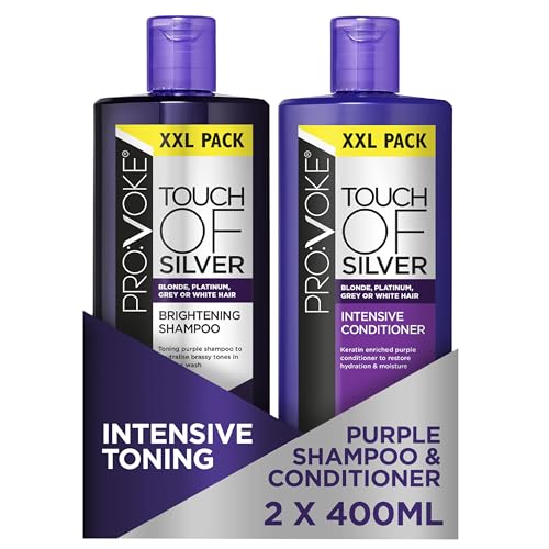 PROVOKE Touch Of Silver Brightening Purple Shampoo & Conditioner