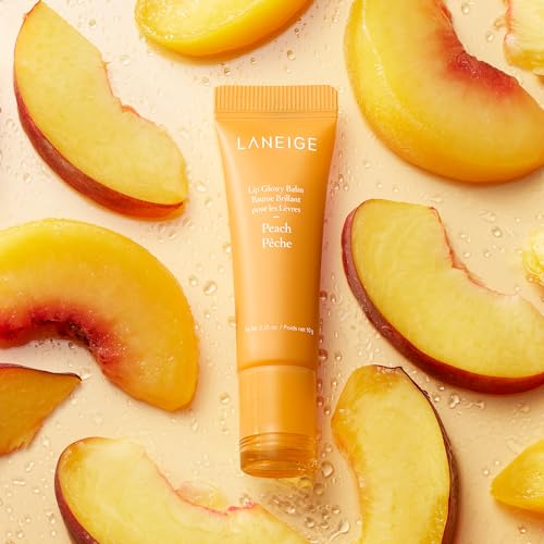 LANEIGE Lip Glowy Balm - Peach: Sheer Hydration & Color