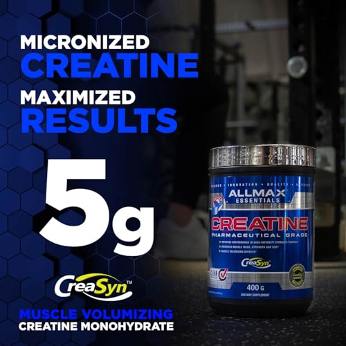 AllMax Nutrition Creatine 400g - Pure Creatine Monohydrate for Muscle Growth