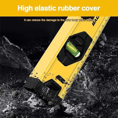 400mm Shockproof Torpedo Level - Magnetic Aluminum Alloy Spirit Level