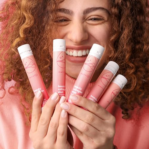 Nutrili Marine Collagen Shots (20) - Hair, Skin & Nails Formula with Biotin & HA