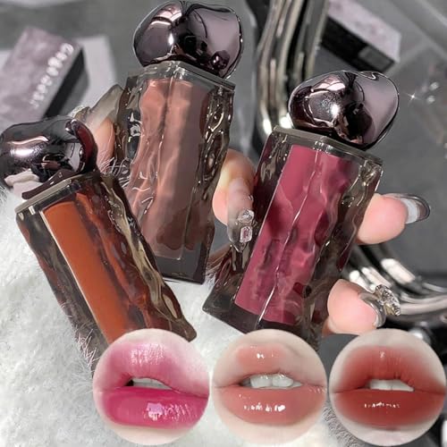 Moisturizing Lip Gloss with Hyaluronic Acid - High Shine, Non-Sticky, Silky Smooth Formula - Spring Mountain Sweet Peach