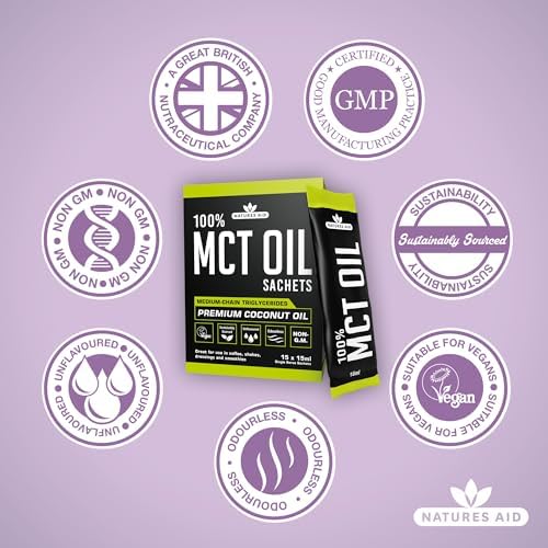 Nature's Aid MCT Oil Sachets: Boost Energy Naturally