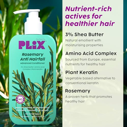PLIX Rosemary Anti Hairfall Regime Combo - 3% Redensyl Serum, Shampoo & Conditioner