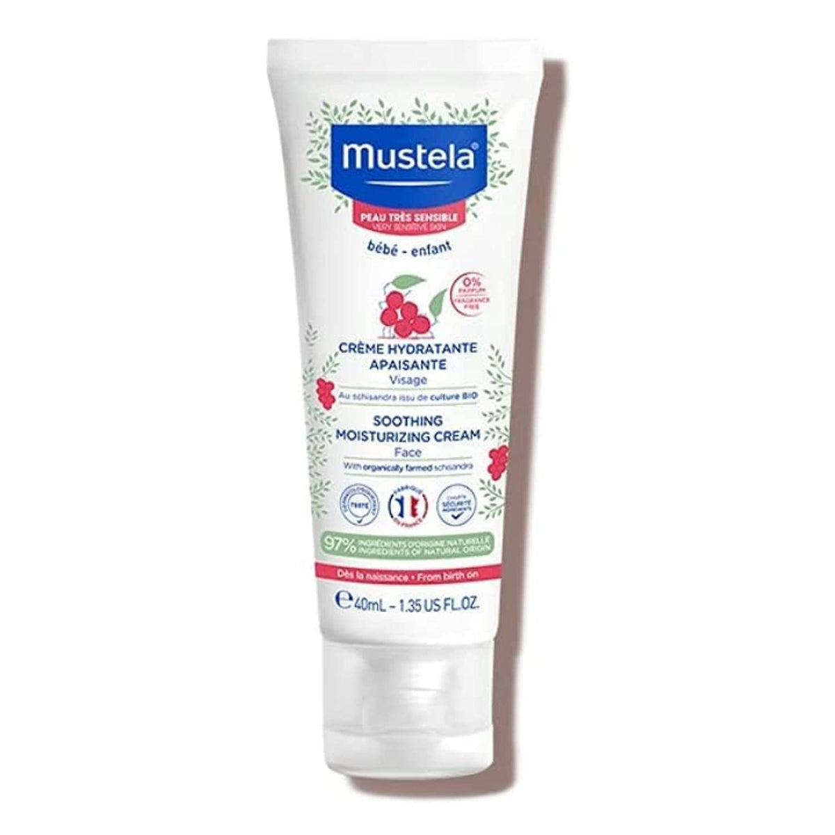 Mustela Soothing Moisturizing Face Cream: Gentle Hydration for Sensitive Skin