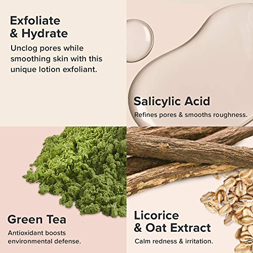 Paula's Choice SKIN PERFECTING 2% BHA Lotion Salicylic Acid Exfoliant - Facial Exfoliator for Blackheads & Pores (3.3 Oz)