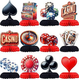 12 Pack Casino Table Toppers - Birthday Themed Party Decorations