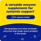 Enzymedica SerraGold High Potency Serrapeptase: Powerful Enzyme Support (120 Capsules)