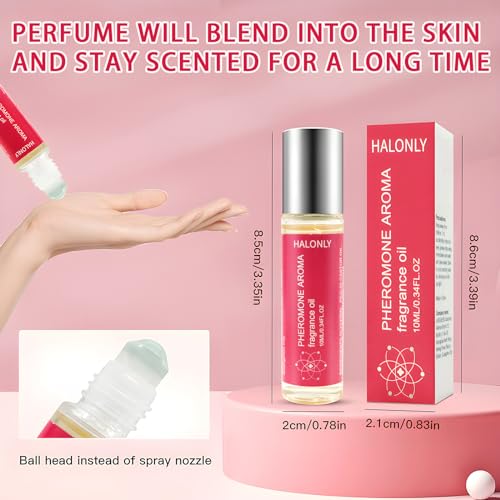 Halonly Roll-On Pheromone Perfume for Women – 10ml Long-Lasting Essential Oil