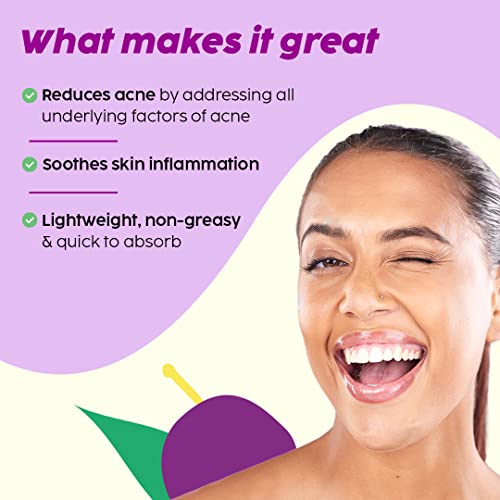 PLIX 2% Niacinamide Jamun Moisturizer | Acne Buster for Oily & Acne Prone Skin (50 gm)