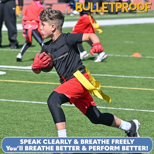 Bulletproof Sports Mouthguard - Ultra-Thin, Breathable, 3X Stronger for Adults & Youth