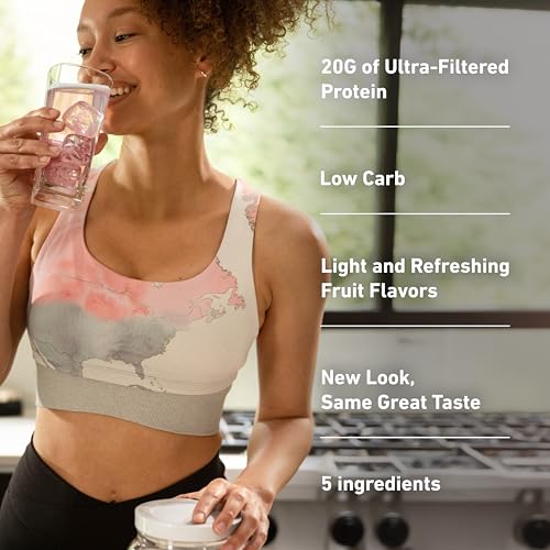 Isopure Infusions Whey Protein Isolate Powder - Tropical Punch (16 Servings)