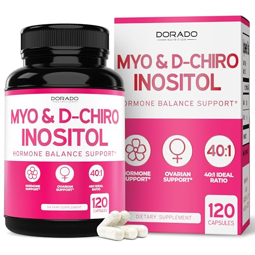 DORADO NUTRITION Myo-Inositol 1 for Women's Hormone Balance & Ovarian Health - Vegan, Third-Party Tested, Made in USA