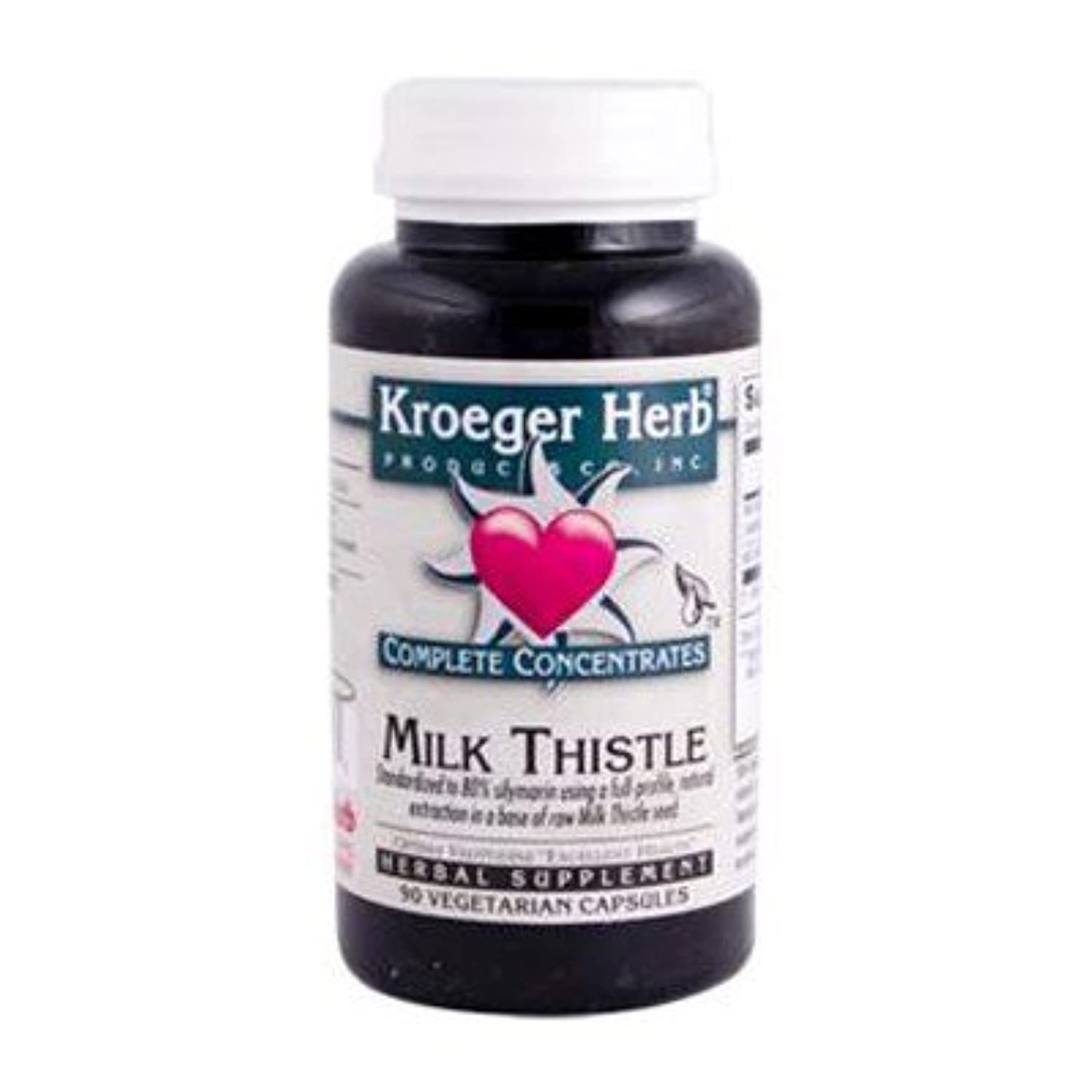 Kroeger Herb Products Milk Thistle Standard Extract 90 Capsules