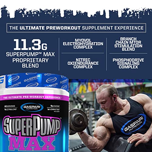 Gaspari Nutrition SuperPump Max Pink Lemonade - Pre-Workout Pump Enhancer