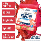 Applied Nutrition Clear Whey Isolate - High Protein Powder, Fruit Juice Style Flavors | Strawberry & Raspberry