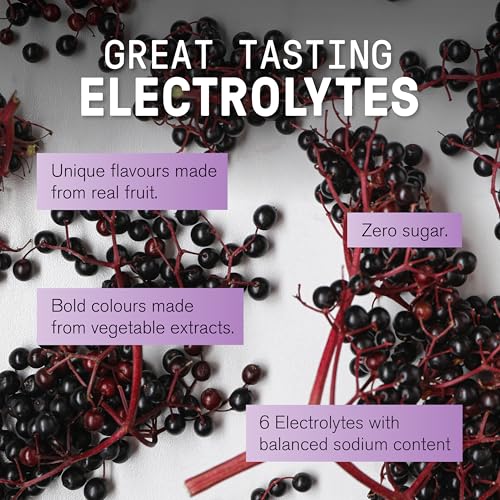 Humantra Hydration Packets - Zero Calorie, Zero Sugar Electrolyte Hydration Multiplier with Essential Minerals, Boost Immune & Metabolic Functions, Elderberry (20 Count)