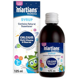 Martians BoneActive Calcium, Multivitamins & Minerals Syrup for Children 1+ Years | Tutti Frutti Flavour | 125ml