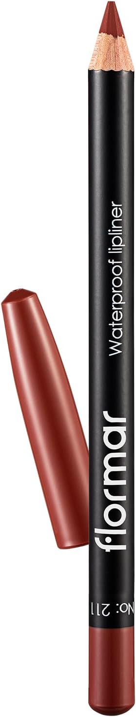 Flormar Waterproof Lip Liner - Classical Brown (211) - Defined Lips