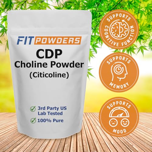 Citicoline Powder (CDP Choline) 25g - Pure Cognitive Supplement for Brain Health