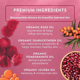 Badger Damascus Rose Organic Body Oil - Luxurious Hydration & Aroma