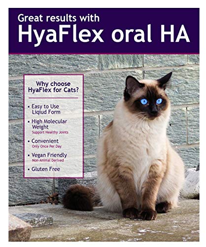 Hyalogic HyaFlex for Cats - Oral Hyaluronic Acid (HA) Joint Supplement 1 oz