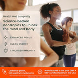 Genius Mushroom Nootropic Brain Supplement - Cordyceps & Reishi for Focus, Energy & Memory