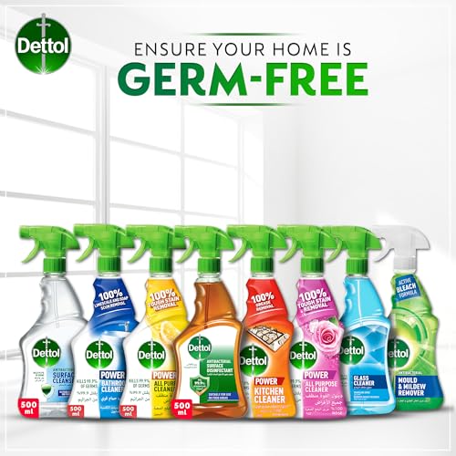 Dettol Sparkling Shine Glass Cleaner (500ml) - Streak-Free Finish