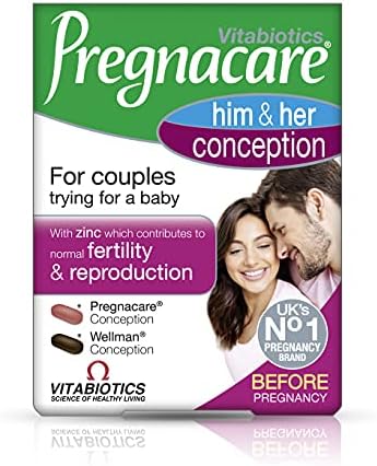 Vitabiotics Pregnacare Men and Women Fertility Support, 60 Tablets
