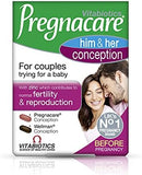 Vitabiotics Pregnacare Men and Women Fertility Support, 60 Tablets