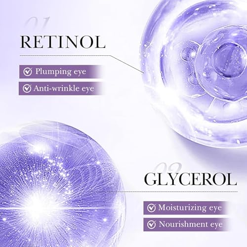 Retinol & Hyaluronic Acid Eye Cream for Dark Circles, Wrinkles & Puffiness