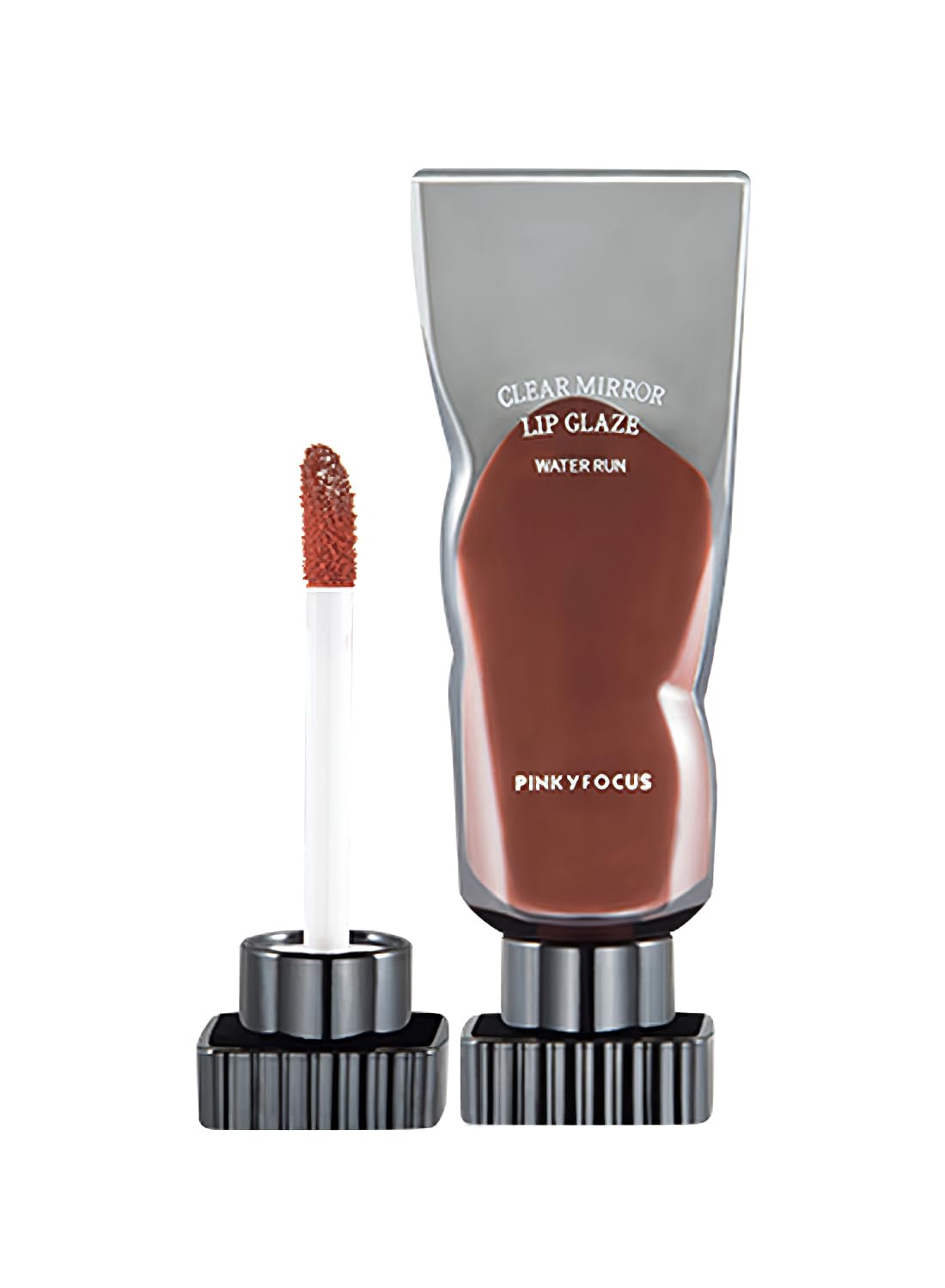 L&Wen Jelly Lip Gloss - Mirror Long Lasting Waterproof Non Stick High Pigmented Glossy Liquid Lipstick, Moisturizing Hydrating Lip Stain - Red 02