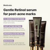 Medicube Deep Reviving Bakuchiol Retinol Facial Serum - Anti-Aging 4th Gen Retinol & Bakuchiol - Targets Fine Lines & Uneven Skin Tone - Korean Skincare - 1.69 oz