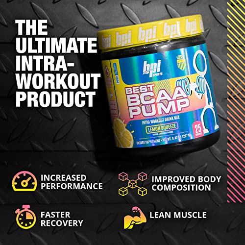 BPI Sports Best BCAA Pump Intra-Workout - Lemon Squeeze - 25 Servings