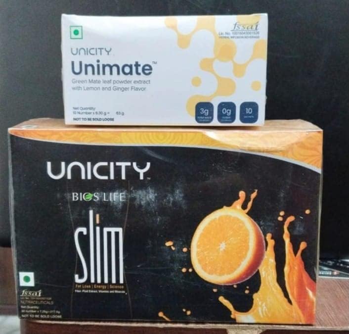 ANIKMART Unicity Unimate + Slim Combo: Yerba Mate Energy & Weight Management Kit