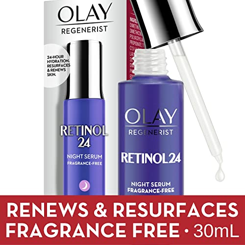 Olay Regenerist Retinol 24 Night Serum 30ml | Overnight Skin Renewal