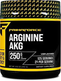 Primaforce AAKG Powder - Pure Arginine Alpha-Ketoglutarate 250g for Nitric Oxide & Workout Performance