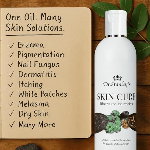 Dr. Stanley's Skin Cure Oil For Fungal Infection Pigmentation Itching Allergy Body Face Skin Nail (500ml)