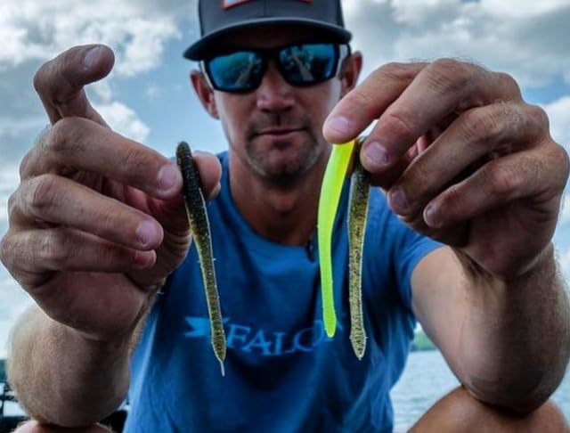 Great Lakes Finesse Drop Worm – Ultra-Realistic Soft Plastic Fishing Bait for Walleye, Bass & Panfish