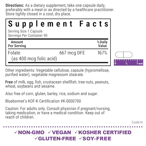 BB Folic Acid 400mg - 90 Tablets | Supports Pregnancy & Overall Health