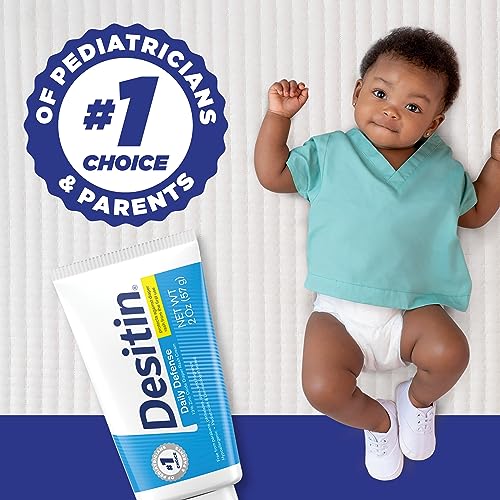 Desitin Daily Defense Baby Diaper Rash Cream 13% Zinc Oxide - 4 oz Pack of 6