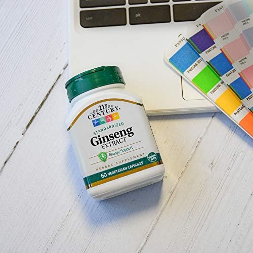 Ginseng Extract Vegetarian Capsules - 60 Count