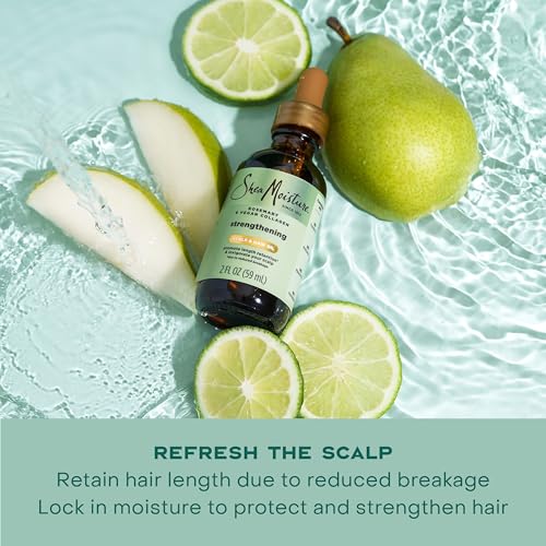 SheaMoisture Strengthening Scalp & Hair Oil - Nourish & Revitalize Hair - 2 Fl Oz (59 ml)