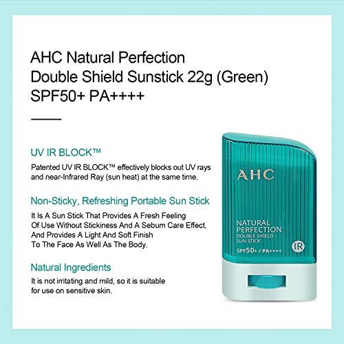 AHC Natural Perfection Double Shield Sun Stick SPF50+ PA++++ 22g