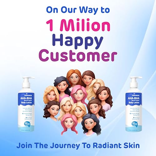 Ceramide AHA 6% + BHA 1% Barrier Repair Body Lotion | Hydrating & Exfoliating Formula