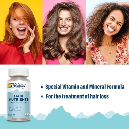 Solaray Hair Nutrient, 60 Vegetable Capsules